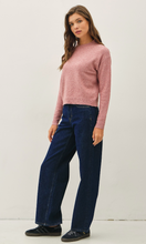 Load image into Gallery viewer, Cozy Lightweight Classic Sweater - Rose