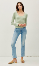 Load image into Gallery viewer, Ultra Soft Striped Long Sleeve - Pistachio