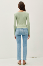 Load image into Gallery viewer, Ultra Soft Striped Long Sleeve - Pistachio