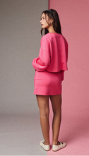 Load image into Gallery viewer, Soft Knit Drawstring Mini Skirt - Hot Pink