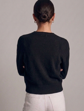 Load image into Gallery viewer, Crewneck Ribbed Hem Sweater - Black