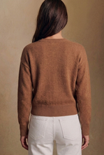 Load image into Gallery viewer, Crewneck Ribbed Hem Sweater - Light Brown
