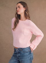 Load image into Gallery viewer, Crewneck Knit Sweater - Pink