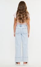 Load image into Gallery viewer, High Rise Crop Wide Leg Light Denim - Youth