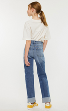 Load image into Gallery viewer, High Rise Straight Leg Medium Wash Denim - Youth