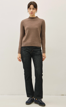 Load image into Gallery viewer, Ultra Soft Mock Neck Classic Sweater - Brown