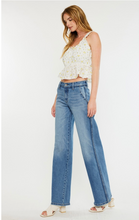 Load image into Gallery viewer, Mid Rise Wide Leg Denim