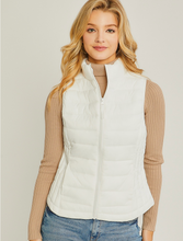 Load image into Gallery viewer, Lightweight Thermal Puffer Vest - White