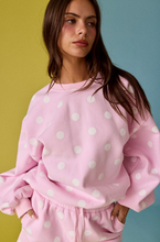 Load image into Gallery viewer, Polka Dot Fleece Set - Pink/White
