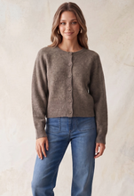 Load image into Gallery viewer, Dolman Sleeve Cardigan - Brown