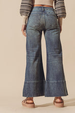 Load image into Gallery viewer, Wide Leg Flare Dark Denim
