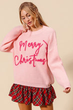 Load image into Gallery viewer, Christmas Tinsel Sweater - Pink
