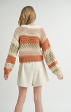 Load image into Gallery viewer, Butter Pecan Chunky Sweater - Youth
