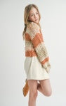 Load image into Gallery viewer, Butter Pecan Chunky Sweater - Youth
