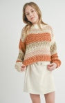 Load image into Gallery viewer, Butter Pecan Chunky Sweater - Youth
