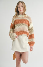 Load image into Gallery viewer, Butter Pecan Chunky Sweater - Youth
