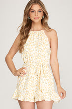 Load image into Gallery viewer, Love the Flowers Halter Romper