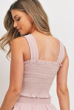 Load image into Gallery viewer, *Smocked Body Smocked Strap Top - Pink