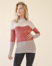 Load image into Gallery viewer, Mauve Mock Turtle Long Sleeve