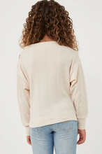 Load image into Gallery viewer, *Dolman Sleeve Texture Knit Cream - Youth