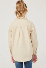 Load image into Gallery viewer, *Distressed Detail Button Up Shacket - Youth