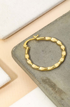 Load image into Gallery viewer, Latch Back Hoop Earrings - Gold