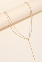 Load image into Gallery viewer, Dainty Chain Layered Necklace - Gold