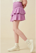 Load image into Gallery viewer, *Smocked Tiered Skirt Lavender - Youth
