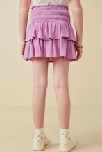 Load image into Gallery viewer, *Smocked Tiered Skirt Lavender - Youth
